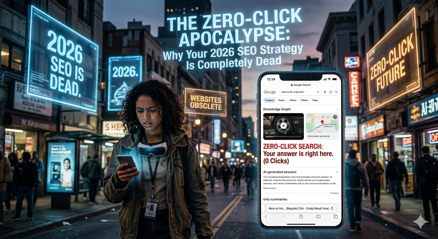 The Zero-Click Apocalypse: Why Your 2026 SEO Strategy Is Completely Dead.